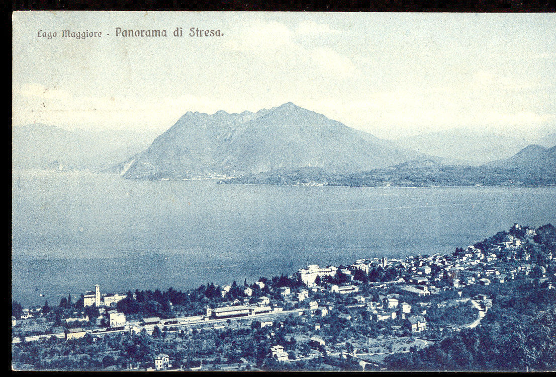 STRESA - PANORAMA - V1914 - AZZURRATA