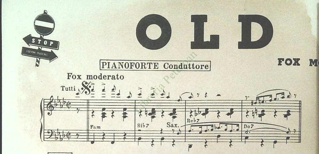 NEW LOOK.swing - OLD LOOK.fox moderato - SPARTITO-SHEET MUSIC