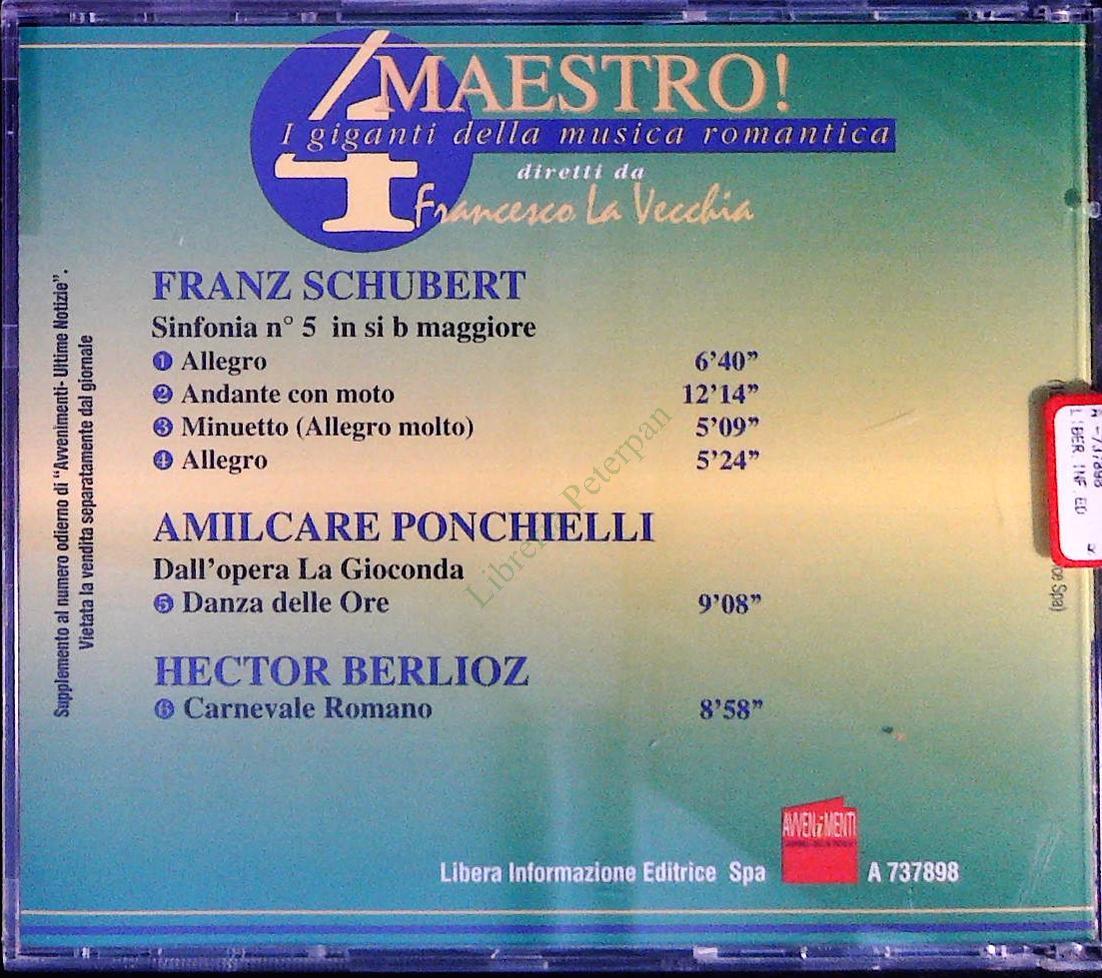 SCHUBERT - PONCHIELLI - BERLIOZ - CD