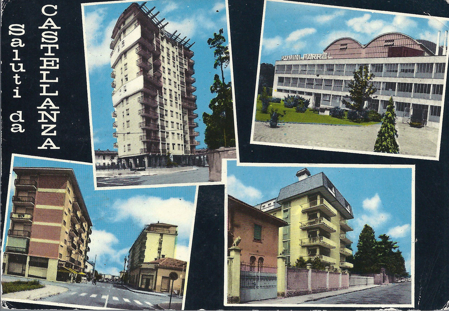 CASTELLANZA - SALUTI - 4 VEDUTE - V1968