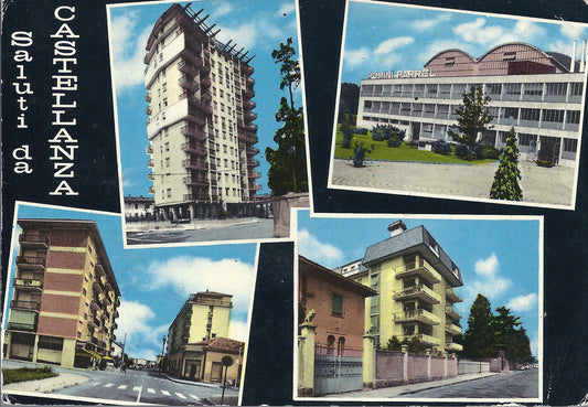 CASTELLANZA - SALUTI - 4 VEDUTE - V1968