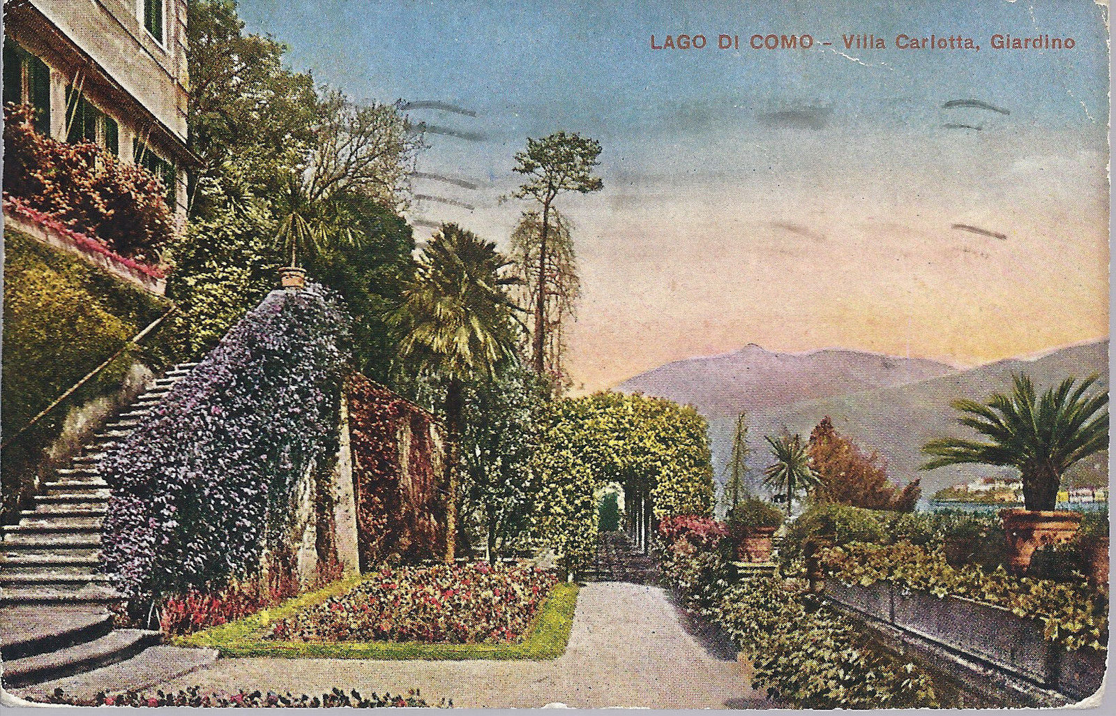 LAGO DI COMO - VILLA CARLOTTA - GIARDINO - V 1938 - FP