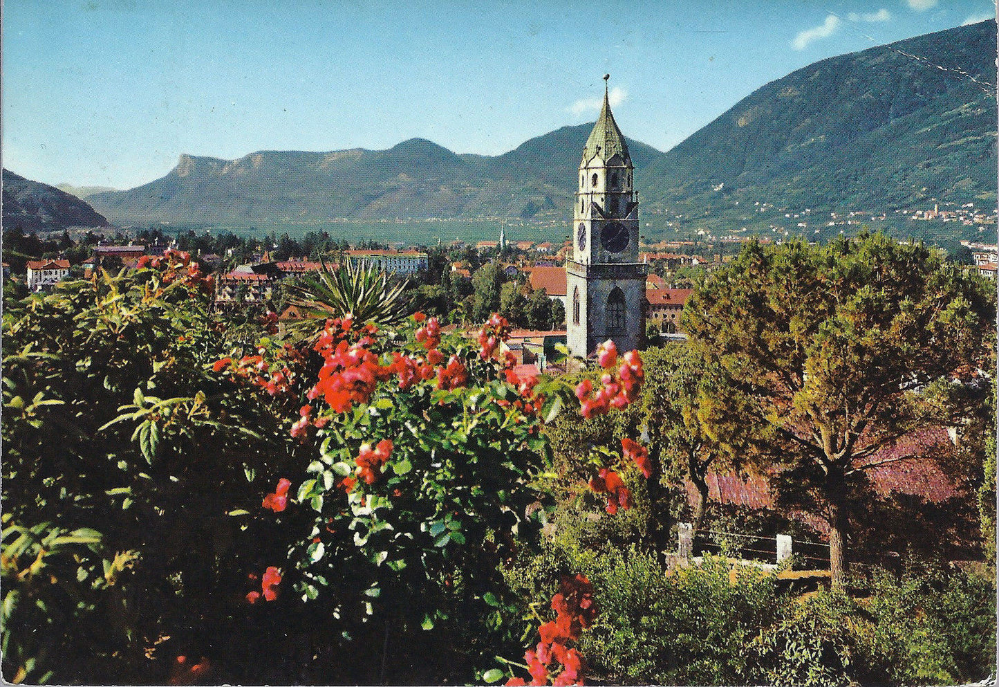 MERANO - PANORAMA CON VEDUTA DEL DUOMO - V 1964 - FG