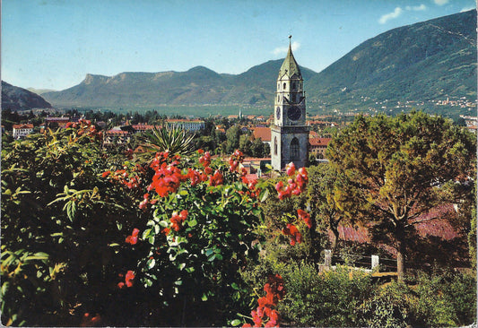 MERANO - PANORAMA CON VEDUTA DEL DUOMO - V 1964 - FG