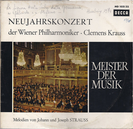 NEUJAHRSKONZERT - J. und J. STRAUSS # DER WIENER PHILHARMONIKER - CLEMENS KRAUSS