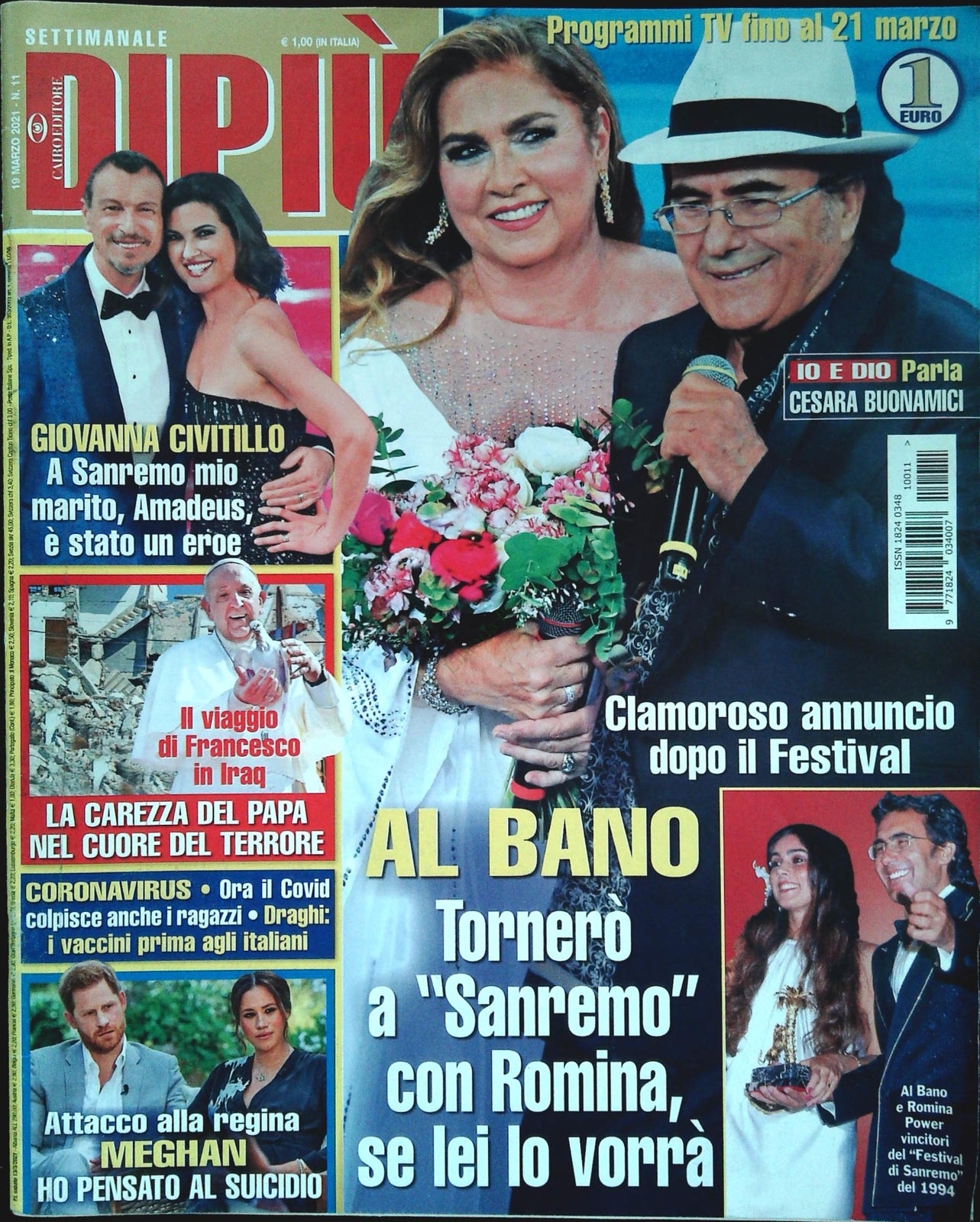 DI PIU' 19 MARZO 2021 - AL BANO-CIVITILLO-BUONAMICI - OUTLET DEL LIBRO