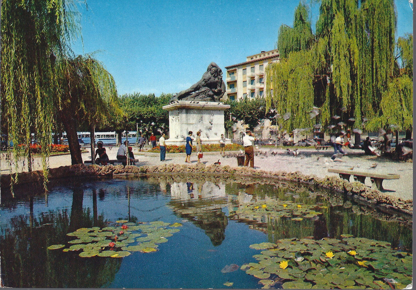 PISTOIA - PIAZZA S. FRANCESCO - GIARDINI PUBBLICI - V 1974 -