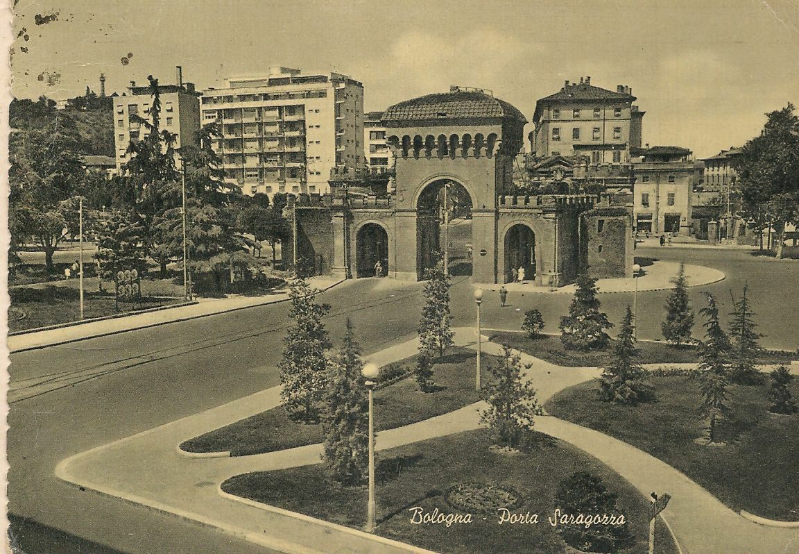 BOLOGNA - PIAZZA SARAGOZZA - V1957
