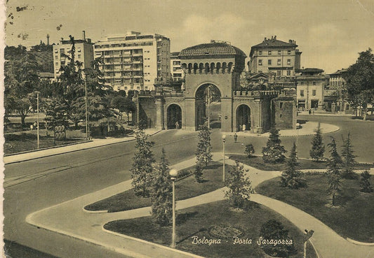 BOLOGNA - PIAZZA SARAGOZZA - V1957