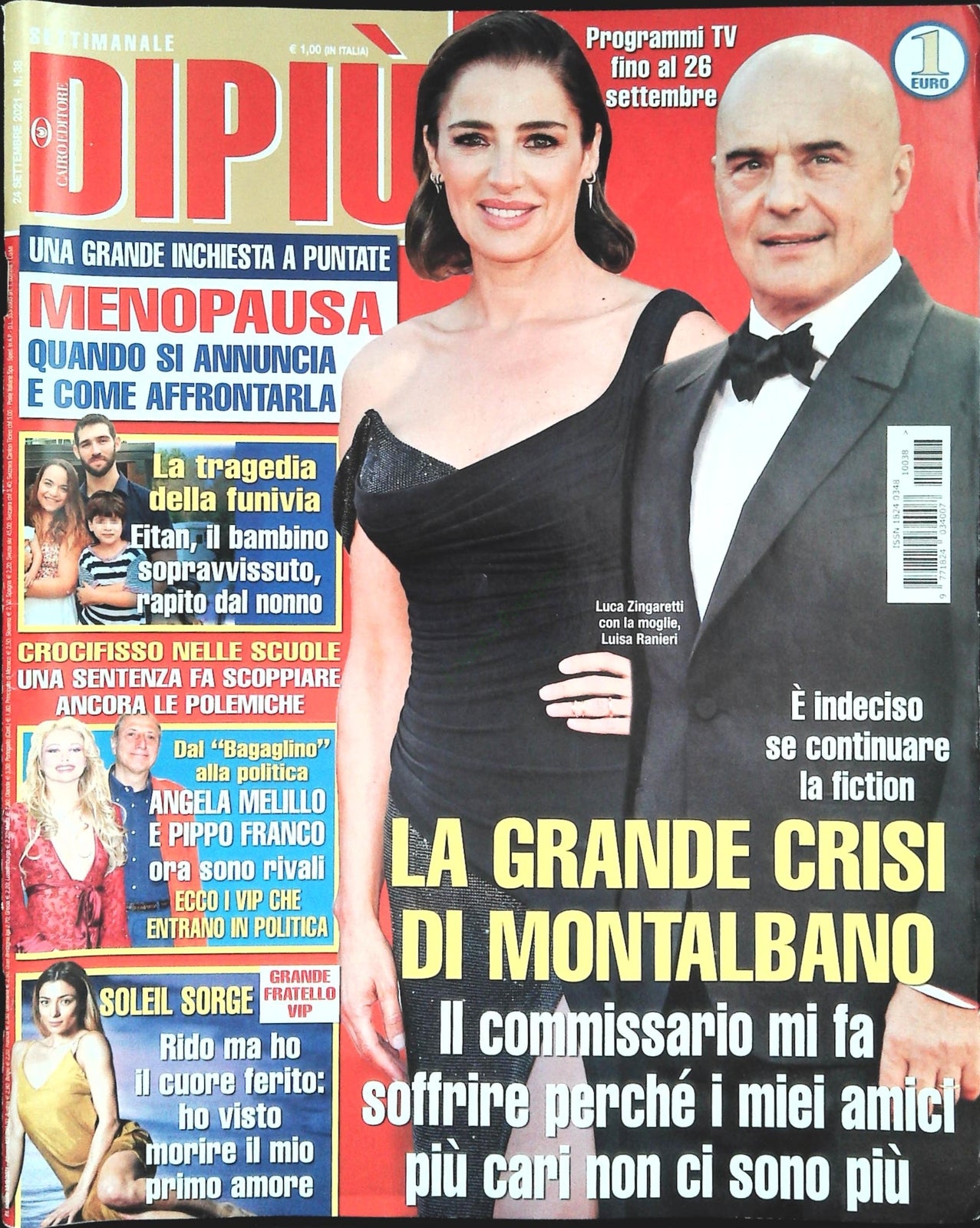 DI PIU' 24 SETTEMBRE 2021 - LUCA ZINGARETTI - EITAN - ANGELA MELILLO