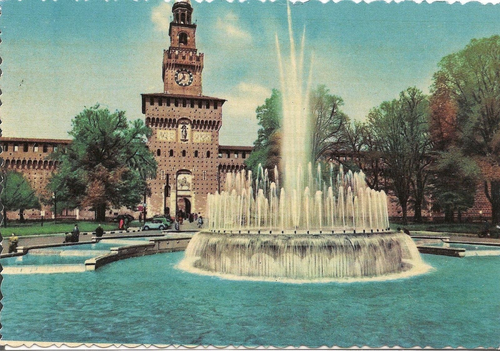MILANO - CASTELLO SFORZESCO - ACQUARELLATA - NV