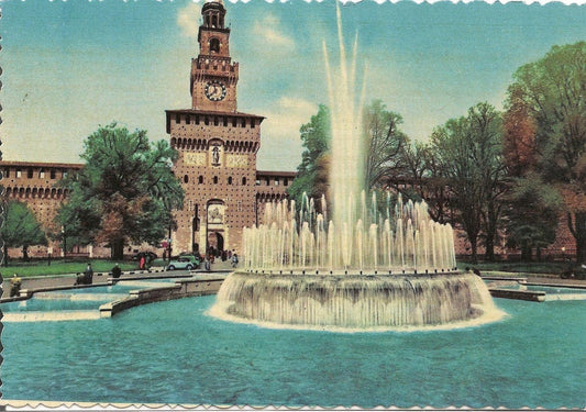 MILANO - CASTELLO SFORZESCO - ACQUARELLATA - NV