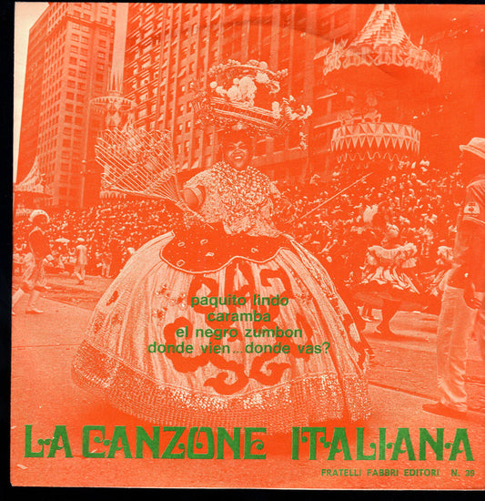 LA CANZONE ITALIANA N° 39 # PAQUITO LINDO - CARAMBA - EL