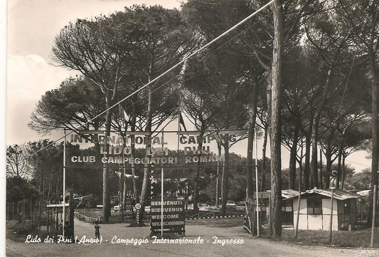 LIDO DEI PINI - ANZIO - CAMPEGGIO INTERNAZIONALE - V1966