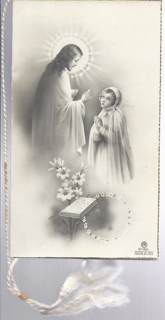 SANTINO - GESU' - PRIMA COMUNIONE - 1948 - AS011-147