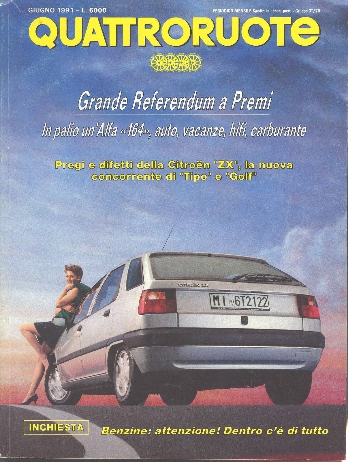 QUATTRORUOTE N 428 - GIUGNO 1991