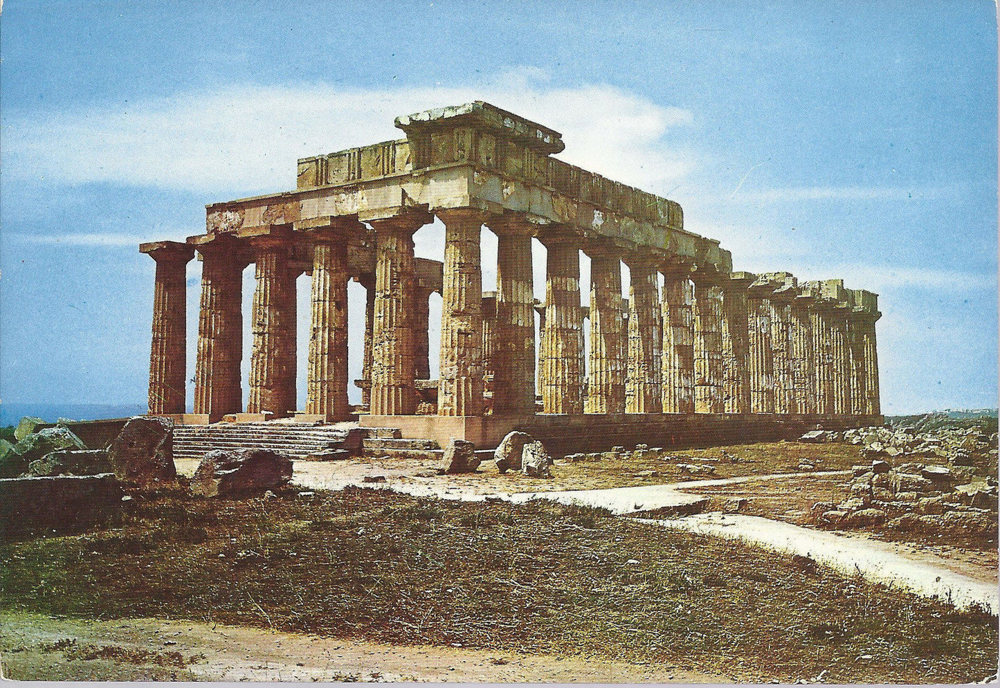 SELINUNTE - TEMPIO "G" DEDICATO A HERA (GIUNONE) -