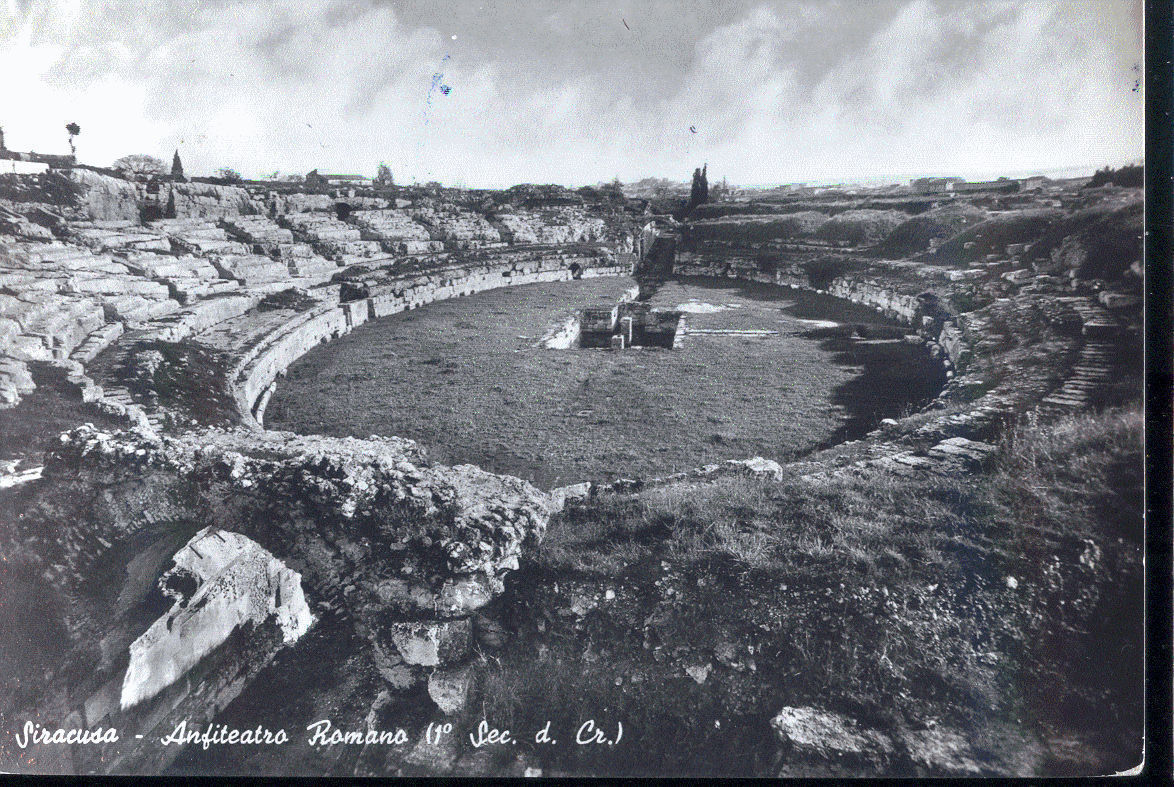 SIRACUSA - ANFITEATRO ROMANO  V1957