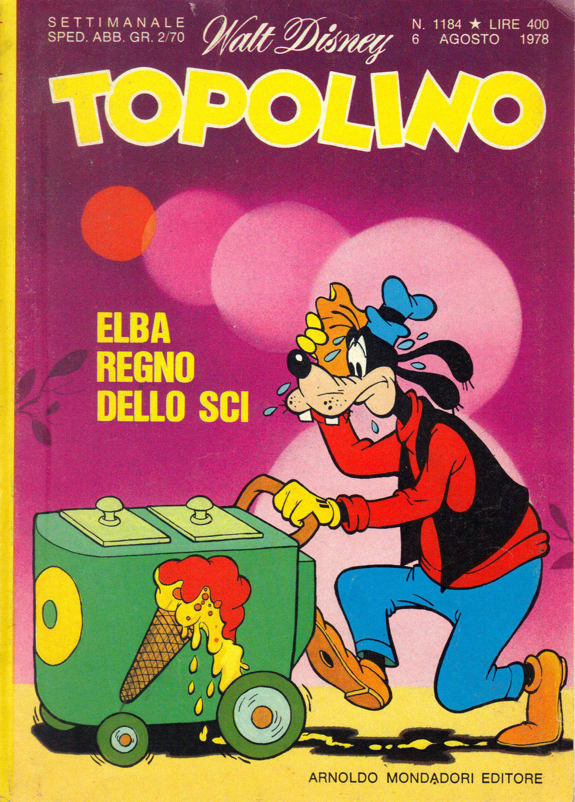 TOPOLINO N° 1184 - 6 AGOSTO 1978