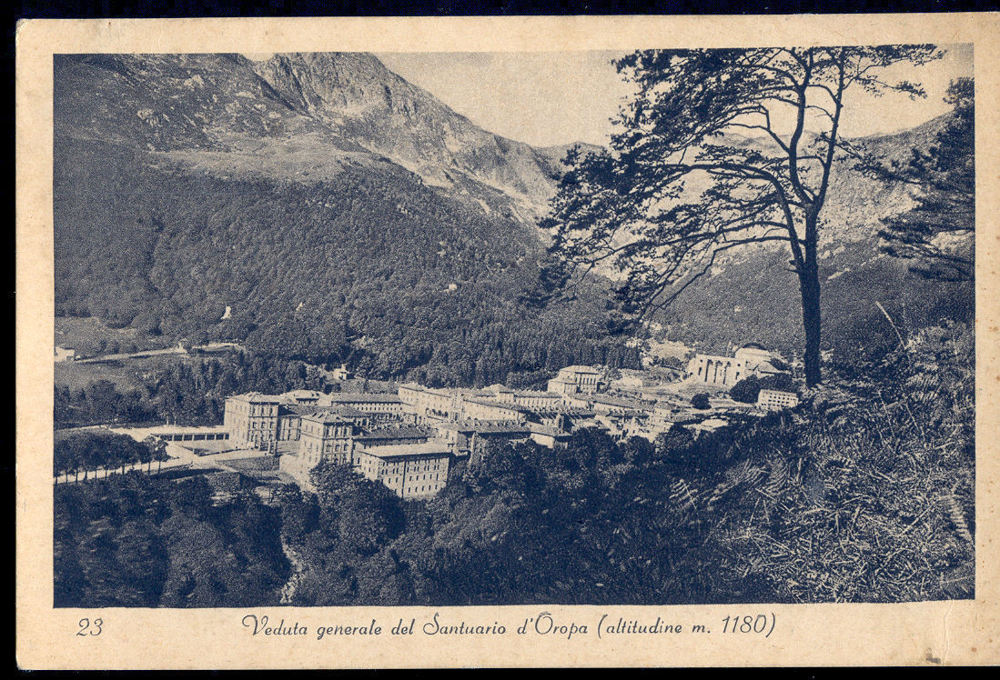 OROPA - VEDUTA GENERALE DEL SANTUARIO - NV