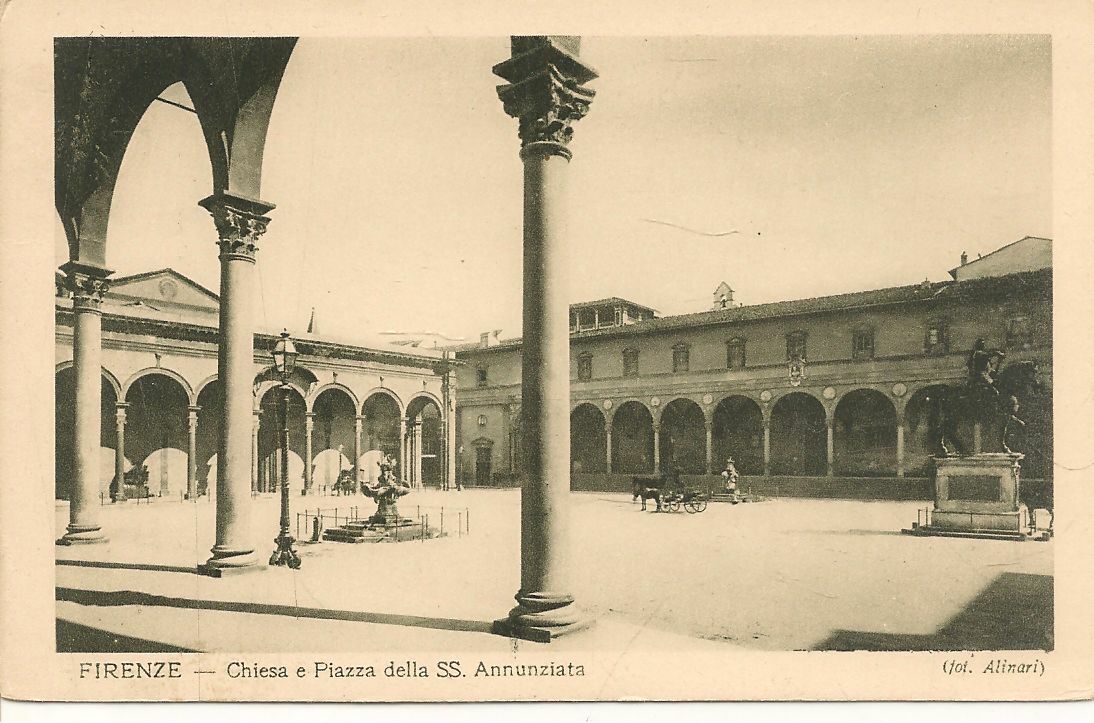 FIRENZE - CHIESA E PIAZZ DELLA SS. ANNUNZIATA - NV