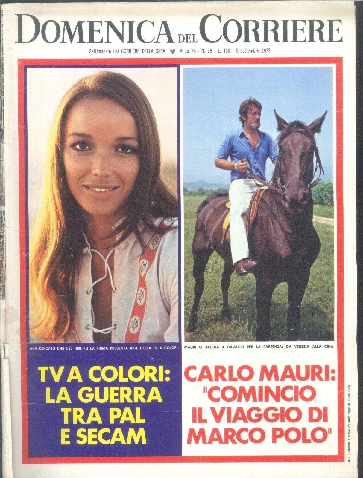 DOMENICA DEL CORRIERE N 36 - 5 SETTEMBRE 1972