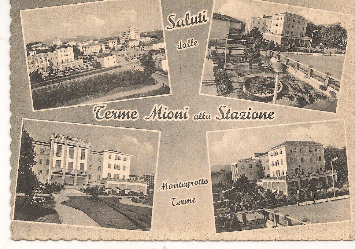 MONTEGROTTO TERME - MIONI ALLA  STAZIONE - QUATTRO VEDUTE - V1960