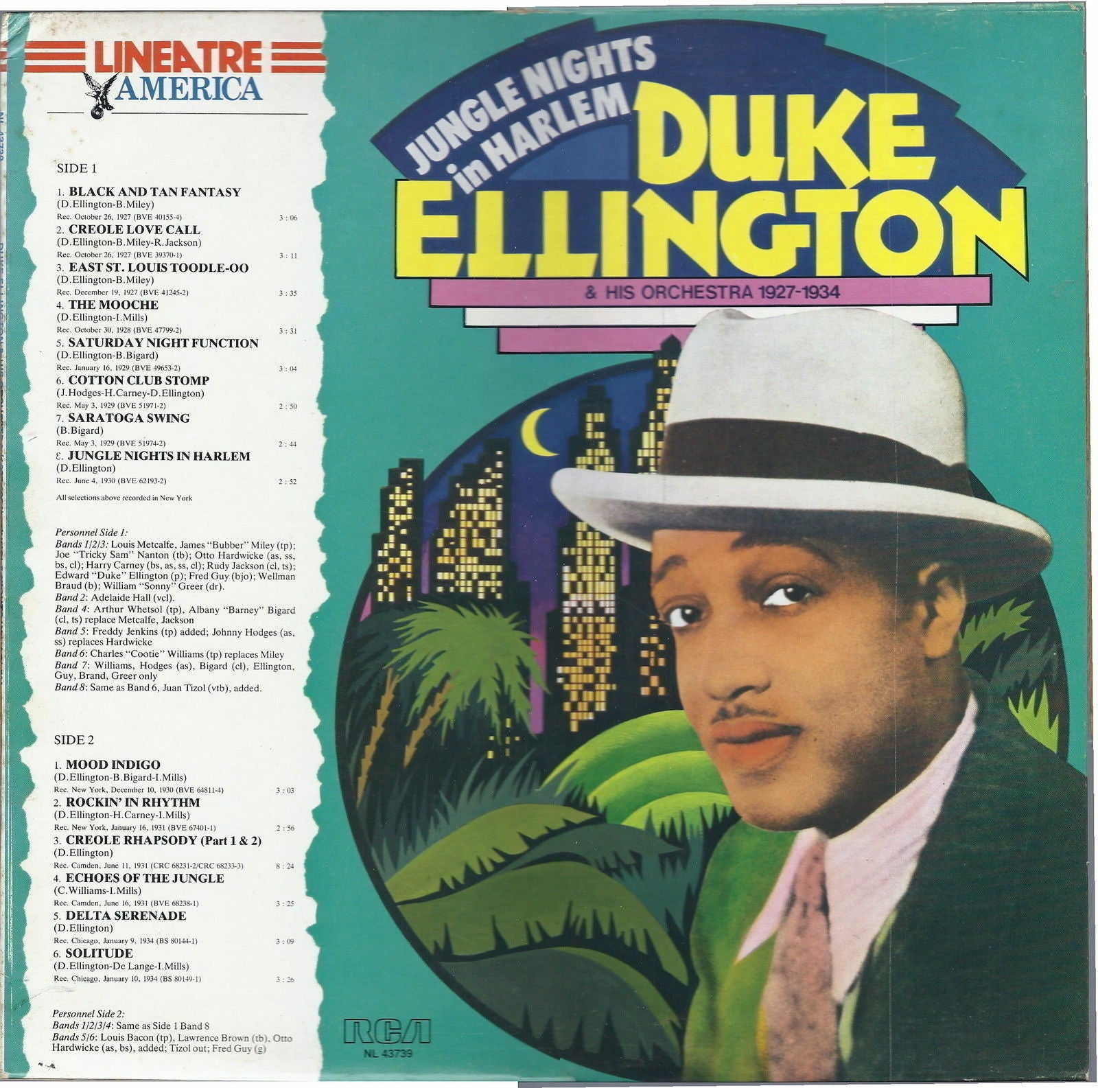 DUKE ELLINGTON and HIS ORCHESTRA 1927-1934 - LINEATRE AMERICA