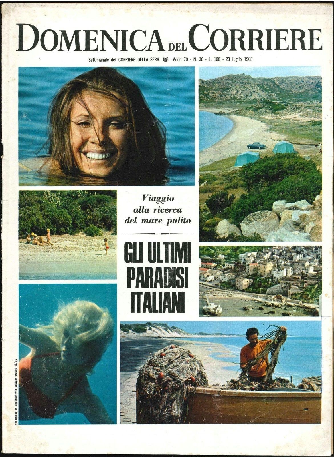 DOMENICA DEL CORRIERE N 30 - 23 LUGLIO 1968