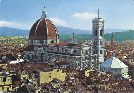 FIRENZE - CATTEDRALE E  PANORAMA - V1985