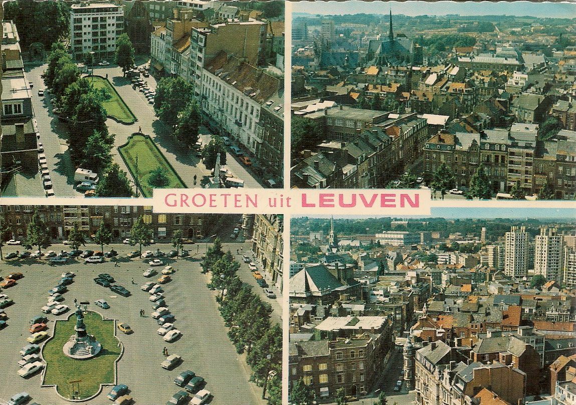 LEUVEN - LOVANIO - QUATTRO VEDUTE - V1977