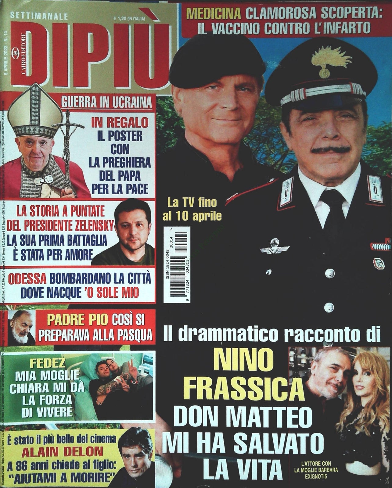 DI PIU' 8 APRILE 2022 - NIONO FRASSICA - FEDEZ - ALAIN DELON