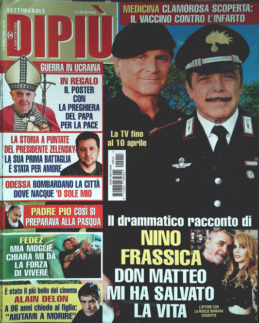 DI PIU' 8 APRILE 2022 - NIONO FRASSICA - FEDEZ - ALAIN DELON