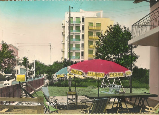 PINARELLA DI CERVIA - VIALE ITALIA - V1961 - ACQUARELLATA