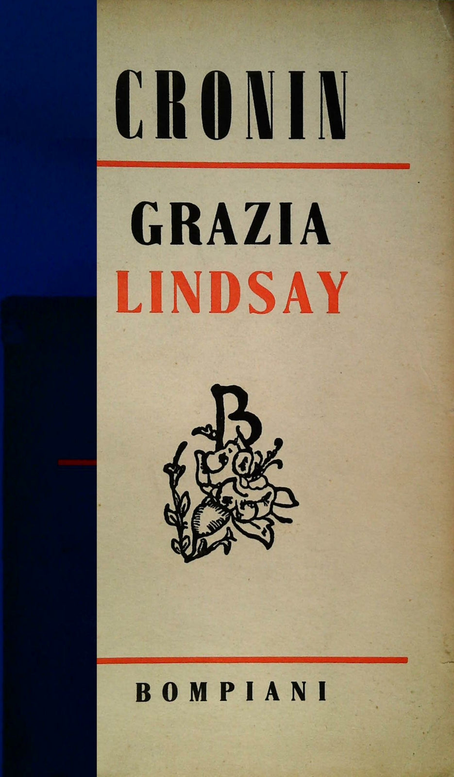 GRAZIA LINDSAY - A. J. CRONIN - BOMPIANI 1954