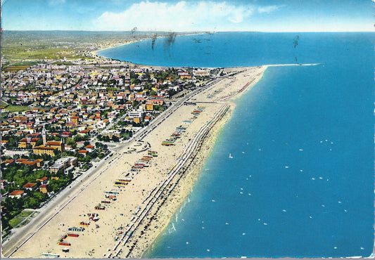 RIMINI - RIVIERA - PANORAMA AEREO - V1964
