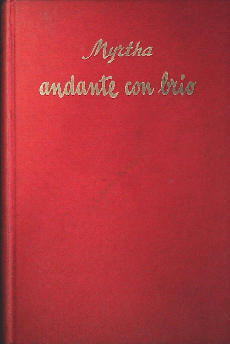ANDANTE CON BRIO - MYRTHA - SALANI 1955 - OUTLET DEL LIBRO