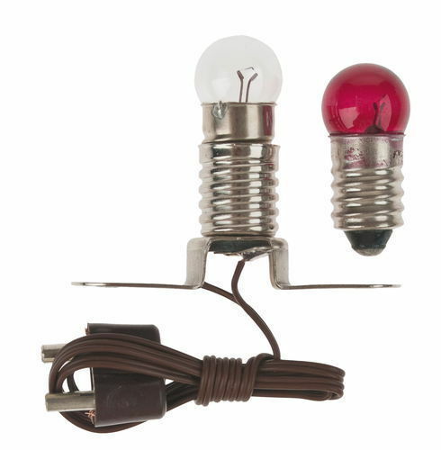 KIT ILLUMINAZIONE E10 LAMPADINA+PRESCA SCALINO+SPINA