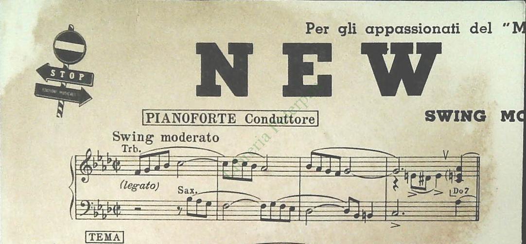NEW LOOK.swing - OLD LOOK.fox moderato - SPARTITO-SHEET MUSIC