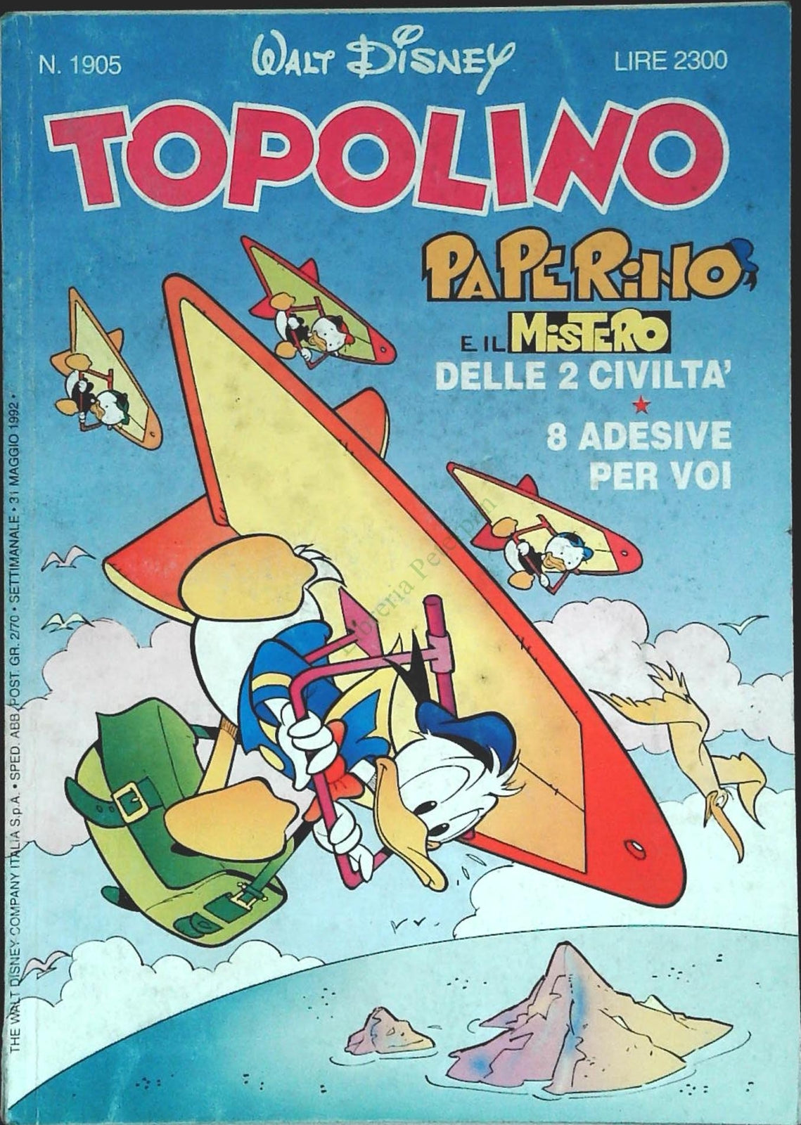 TOPOLINO N. 1905 - 31 MAGGIO 1992