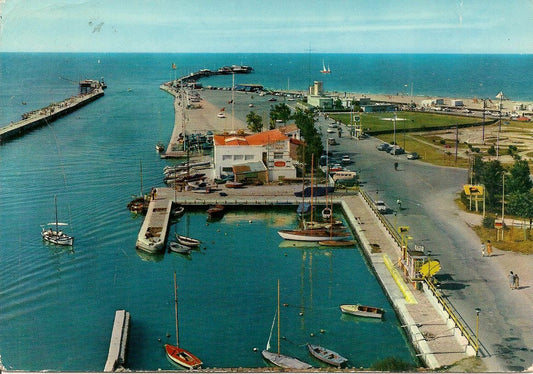 RIMINI - LA DARSENA - V1966 - ACQUARELLATA