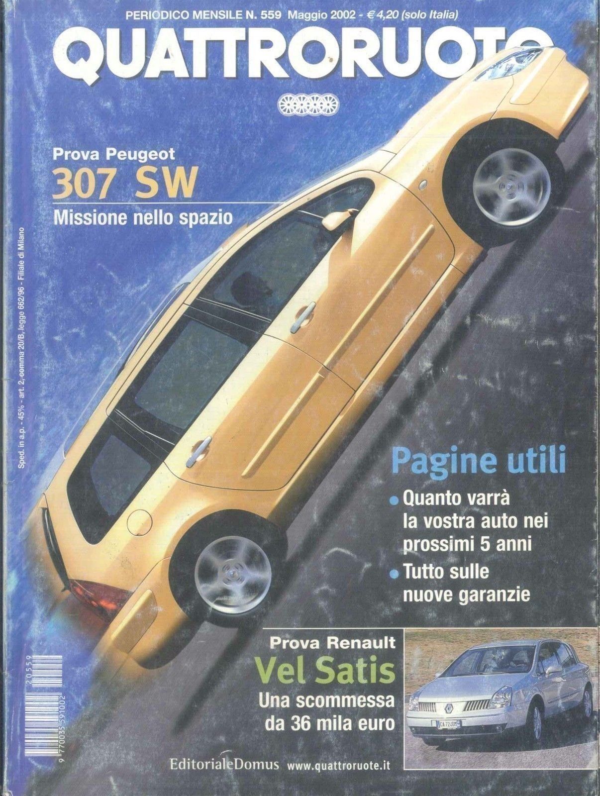 QUATTRORUOTE N 559 - MAGGIO 2002