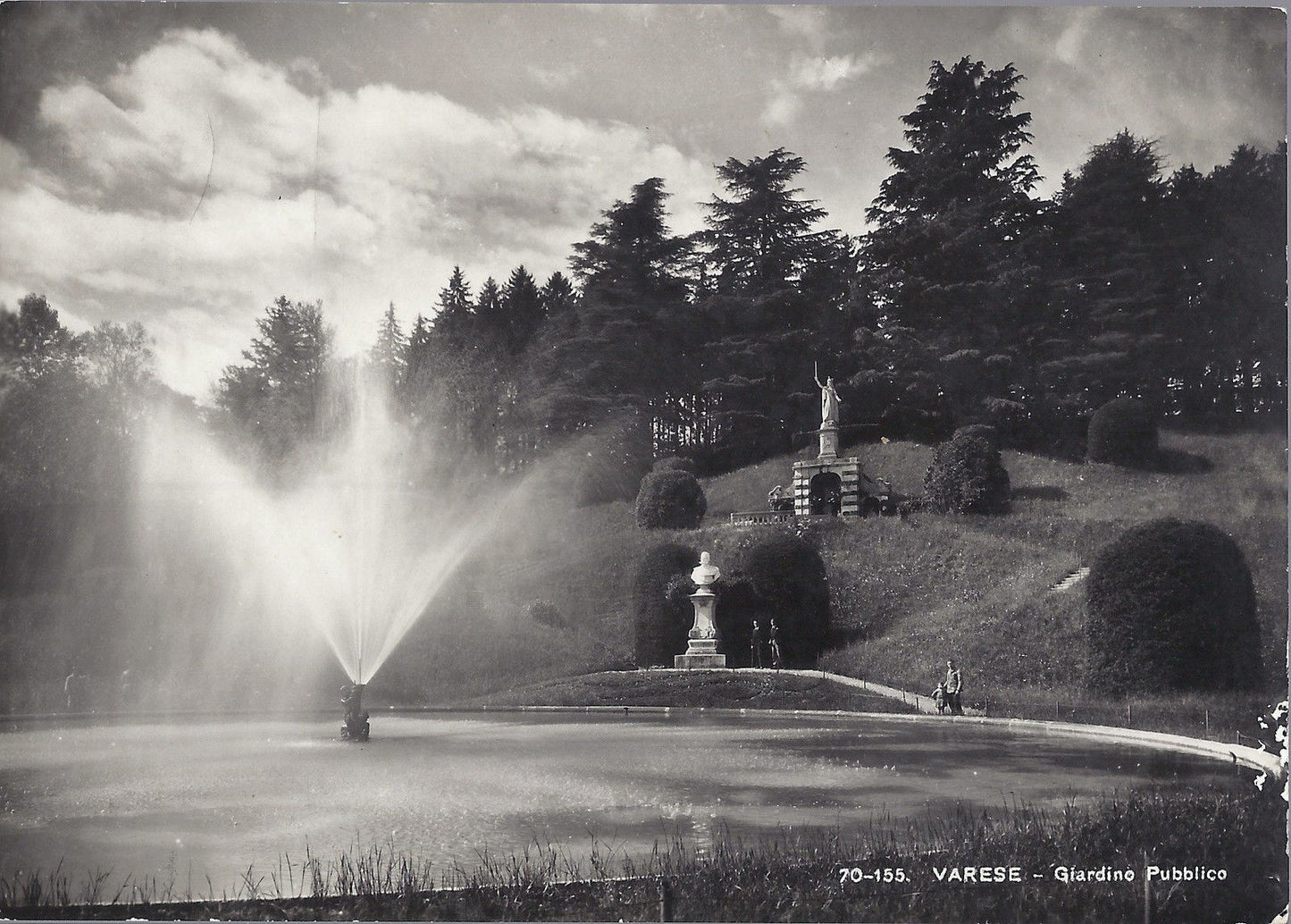 VARESE - GIARDINO PUBBLICO - V 1954 - FG
