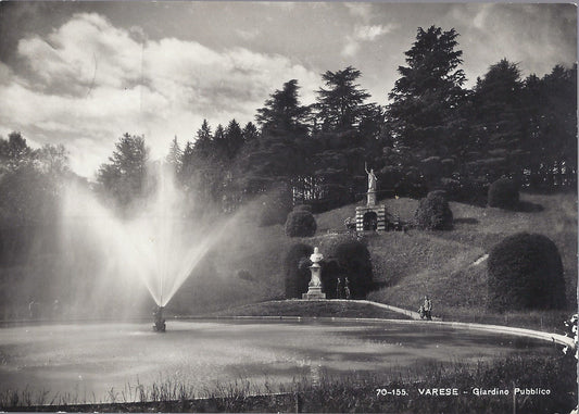 VARESE - GIARDINO PUBBLICO - V 1954 - FG
