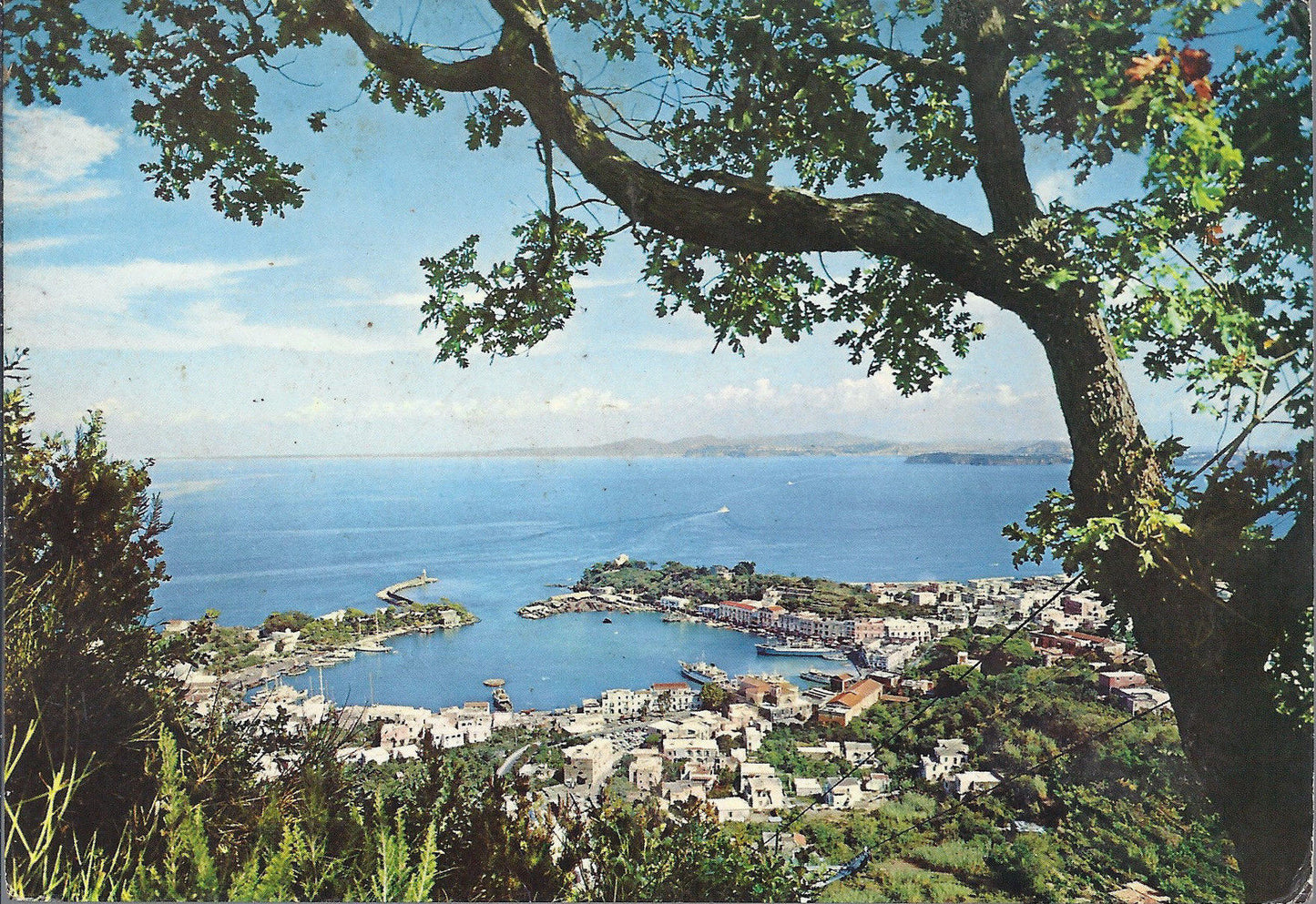 PORTO D'ISCHIA - PANORAMA - V1968 (Timbro Hotel Ambasci