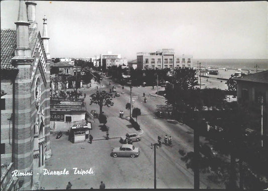 RIMINI - PIAZZALE TRIPOLI -  1960