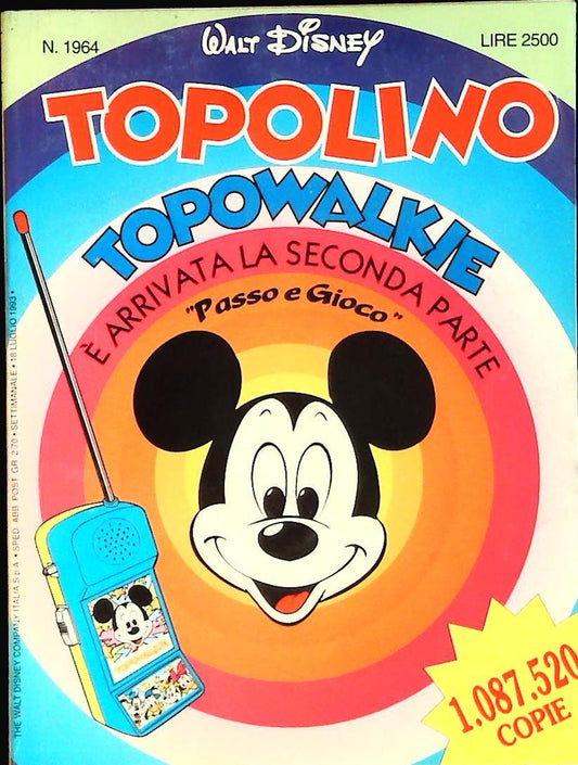 TOPOLINO N. 1964 - 18 LUGLIO 1993
