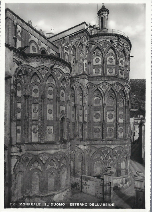 MONREALE - IL DUOMO - ESTERNO DELL'ABSIDE - NV