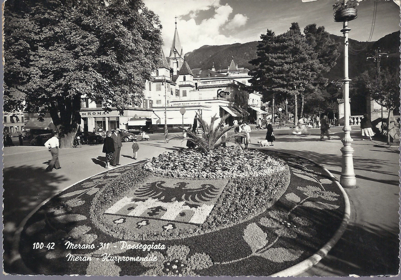 MERANO - PASSEGGIATA - MERAN - KURPROMENADE - V 1958