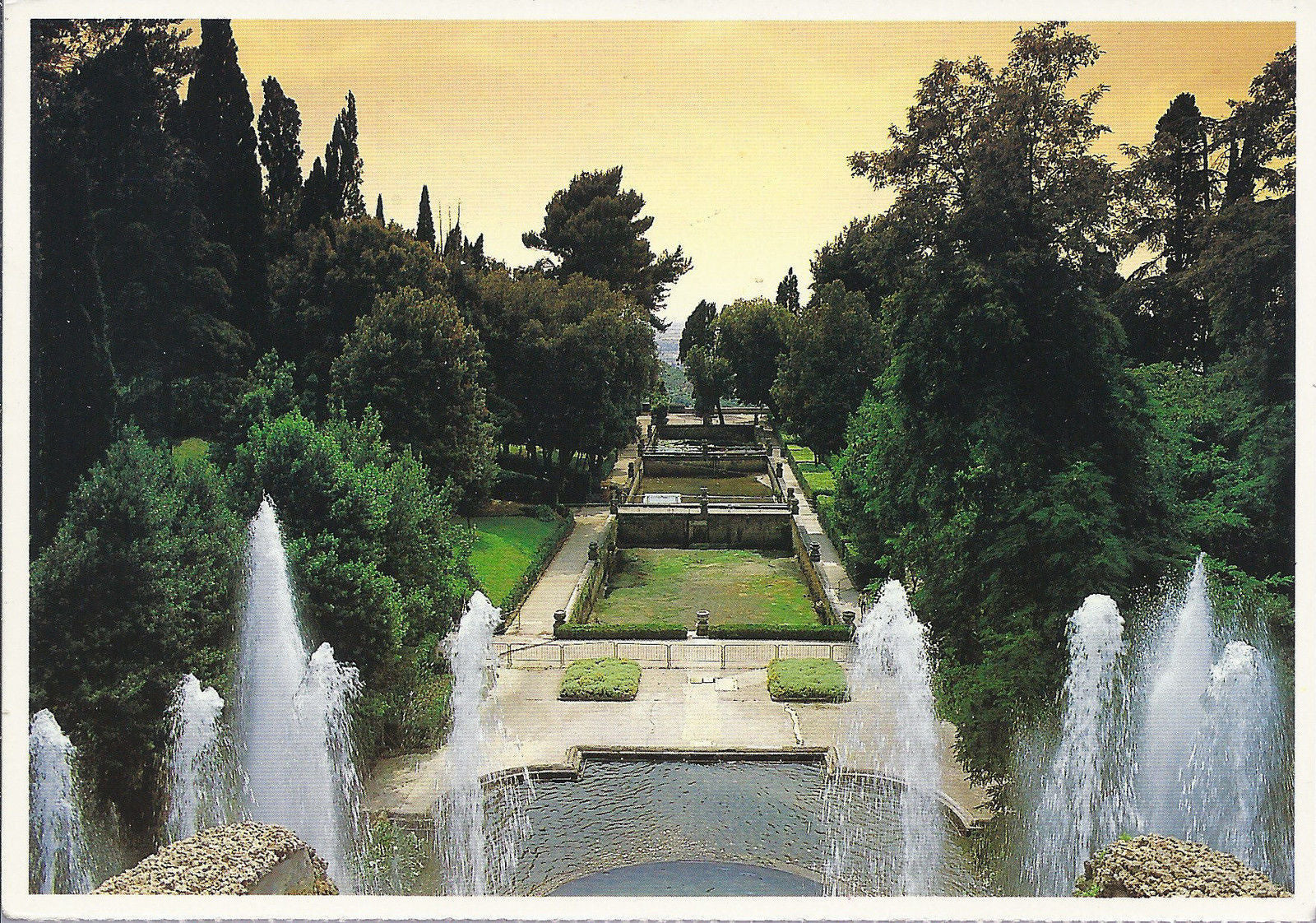 TIVOLI - VILLA D'ESTE - LE PESCHERIE VISTE DALLA FONTAN